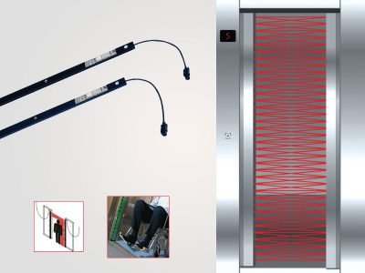 Cortina luminosa infrarroja